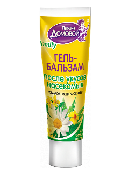 Domovoj Proška gel-melem posle ujeda insekata od 30ml ruski proizvod